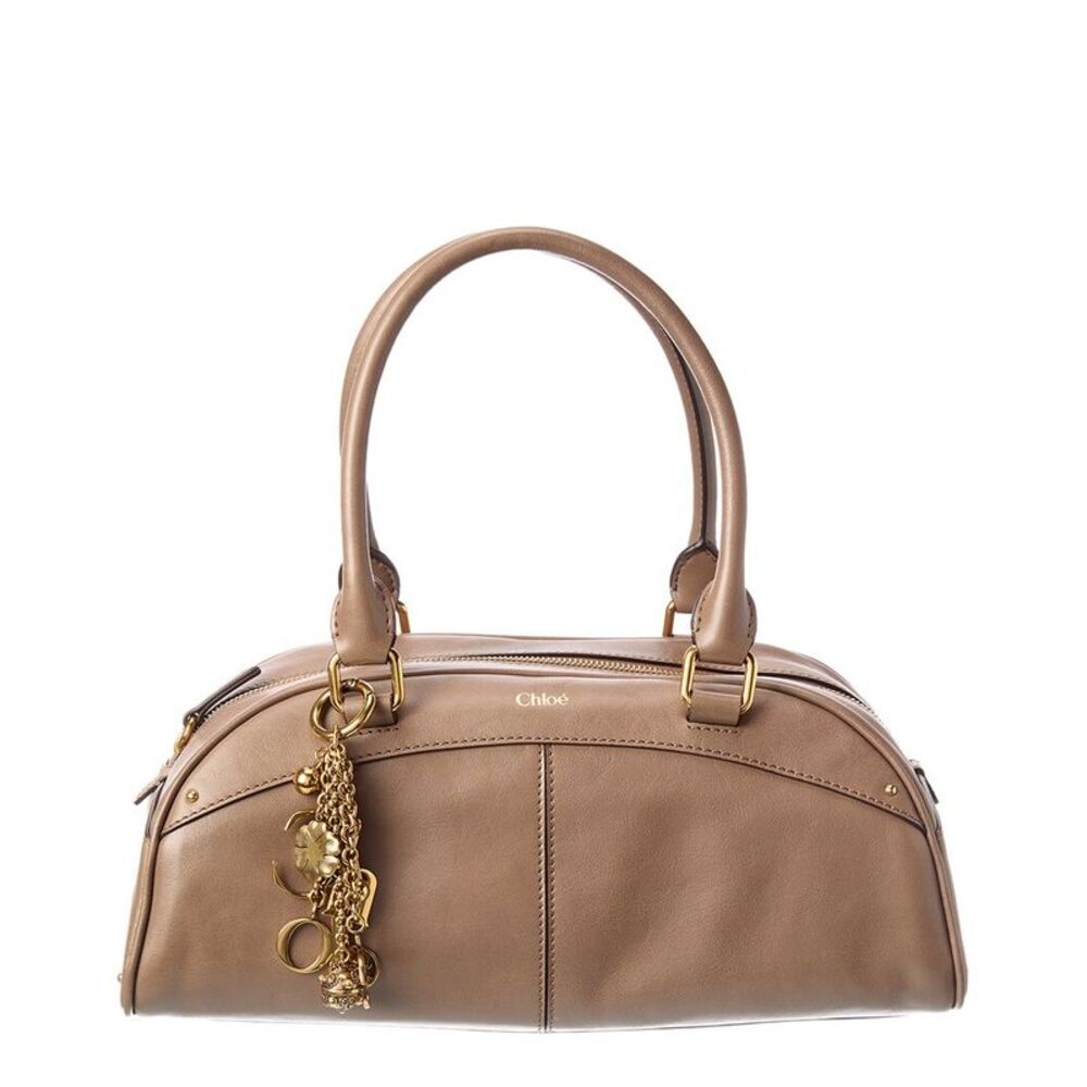 Chloé Leather Shoulder Bag, Brown